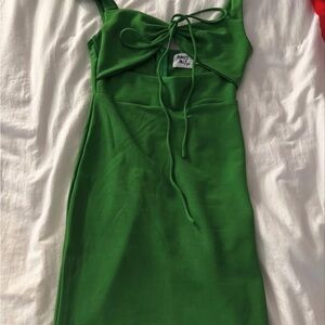 Princess Polly Green Mini Dress